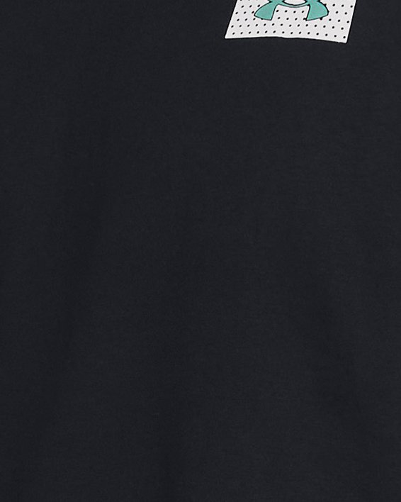 Maglia a maniche corte UA Color Block Logo ​Left Chest da uomo, Black, pdpMainDesktop image number 0
