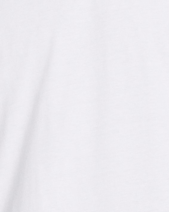 UA Color Block Kurzarm-Oberteil mit Logo auf der linken Brust für Herren, White, pdpMainDesktop image number 0