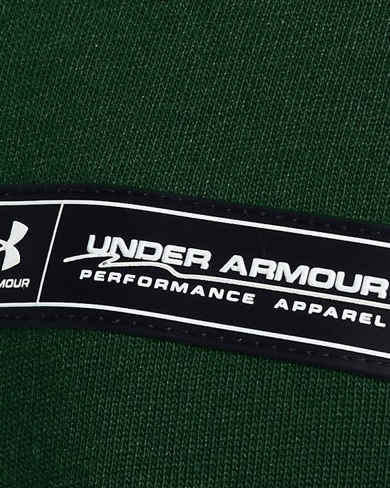 Men's UA Heavyweight Armour Label Short Sleeve, Green, pdpMainDesktop image number 2