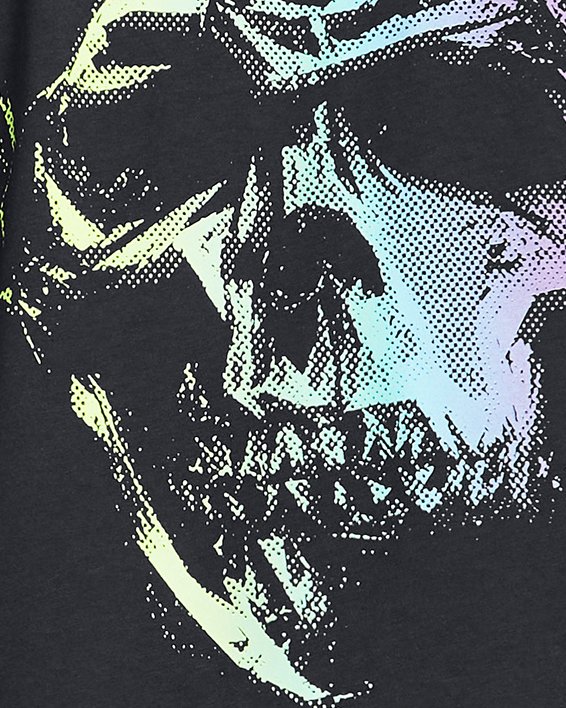 Herenshirt UA Dusk To Dawn Skull met korte mouwen, Black, pdpMainDesktop image number 1