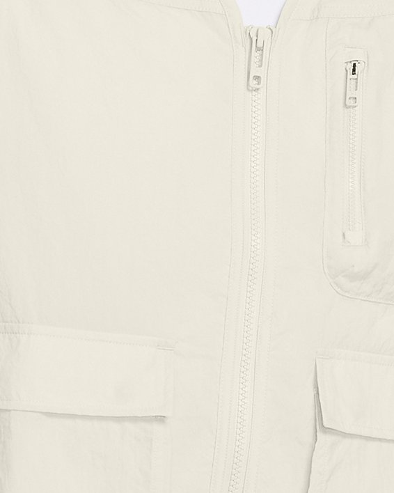 Men's UA Legacy Crinkle Vest, Brown, pdpMainDesktop image number 0