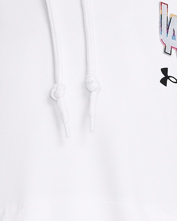 Uniseks hoodie UA Pride Summit Knit, White, pdpMainDesktop image number 2