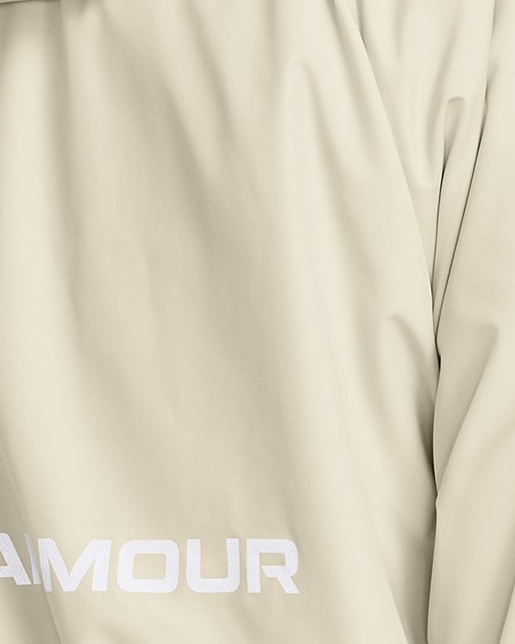Men's UA RUSH™ Woven Full-Zip in Brown image number 1