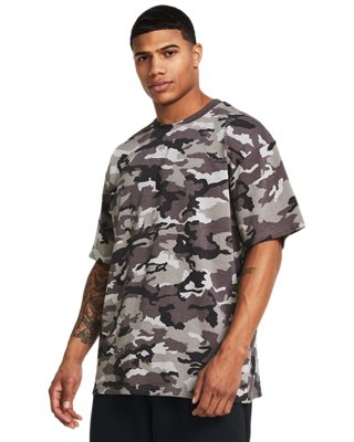 男士UA Heavyweight Printed Heather短袖T恤