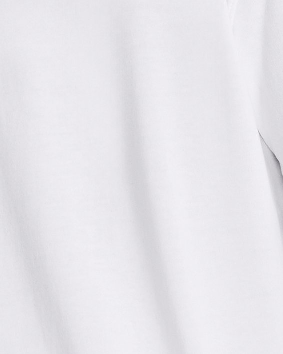 Camiseta de manga corta UA Heavyweight Left Chest Patch para hombre, White, pdpMainDesktop image number 1