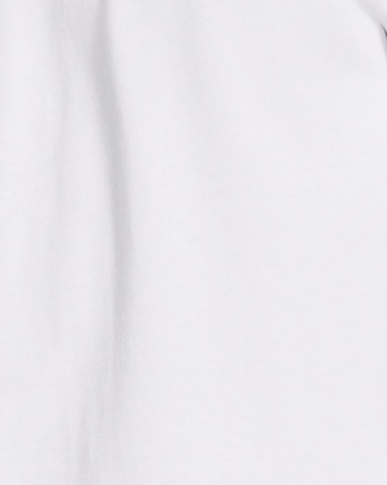 Herenshirt UA Heavyweight Left Chest Patch met korte mouwen, White, pdpMainDesktop image number 0