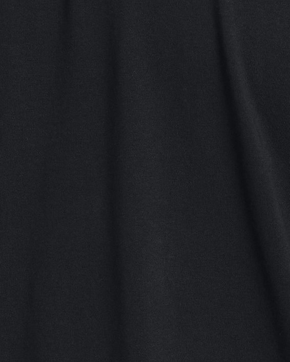Men's UA Heavyweight Logo Overlay Embroidered Short Sleeve, Black, pdpMainDesktop image number 1