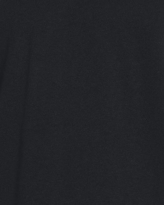 Men's UA Heavyweight Logo Overlay Embroidered Short Sleeve, Black, pdpMainDesktop image number 0