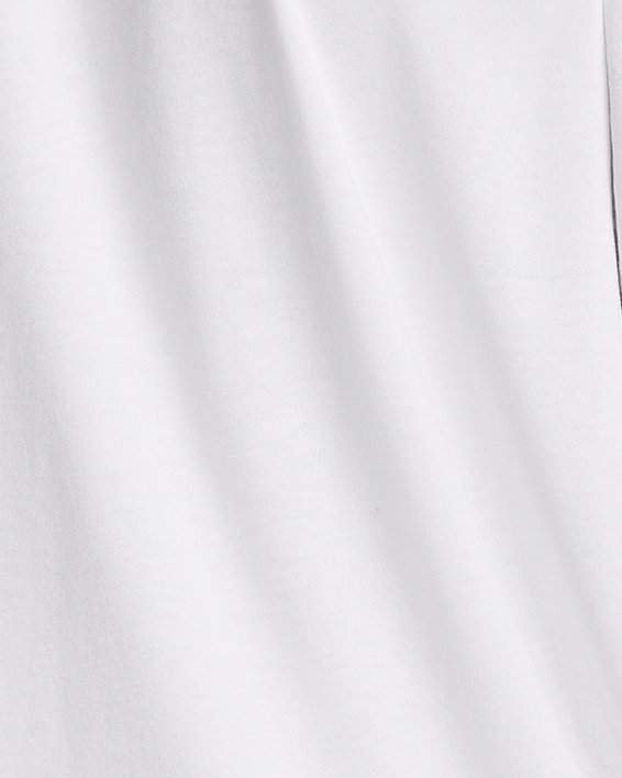 Haut à manches courtes épais brodé UA Logo Overlay pour homme, White, pdpMainDesktop image number 1