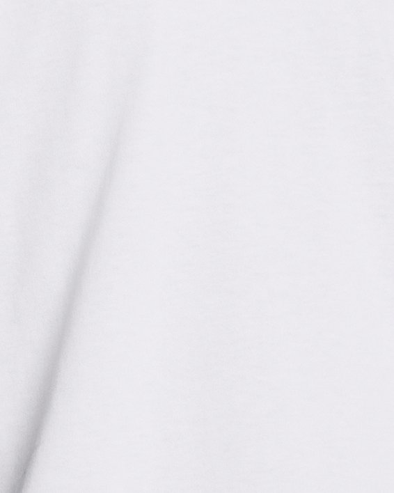 Men's UA Heavyweight Logo Overlay Embroidered Short Sleeve, White, pdpMainDesktop image number 0