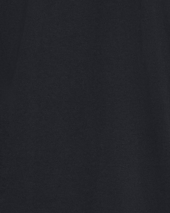 Maglia a maniche corte UA Heavyweight Left Chest Logo Repeat da uomo, Black, pdpMainDesktop image number 1