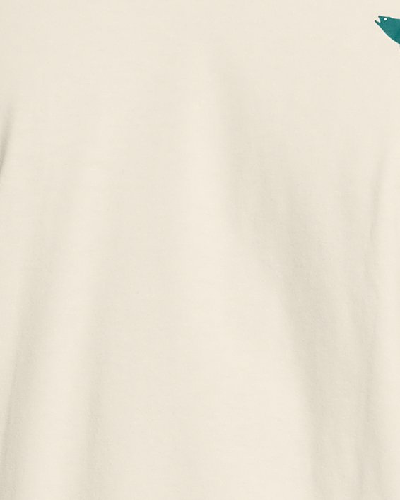男士UA Walley短袖T恤 in White image number 0