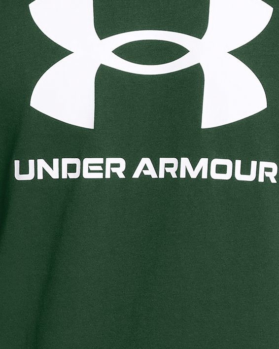 Men's UA Logo Short Sleeve, Green, pdpMainDesktop image number 0
