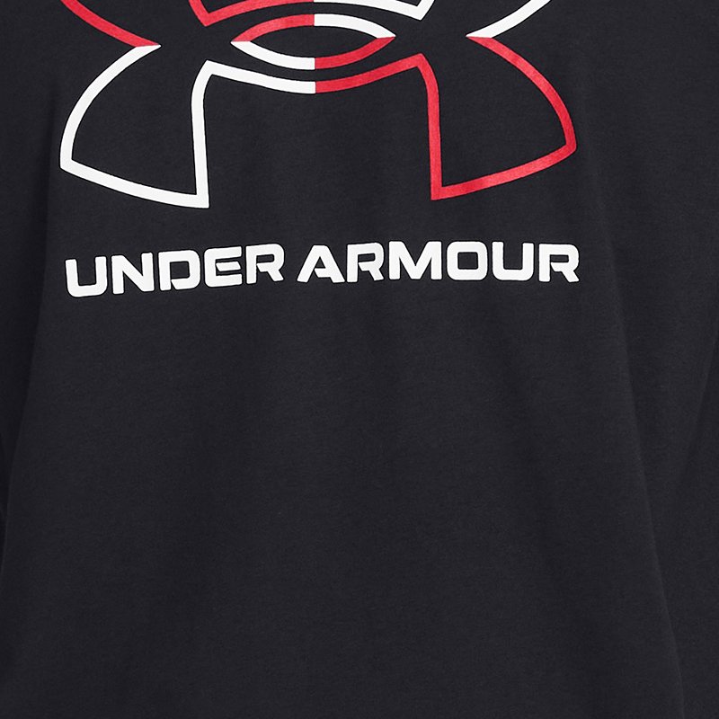 Men's Under Armour Foundation Short Sleeve Black / Red / White XS