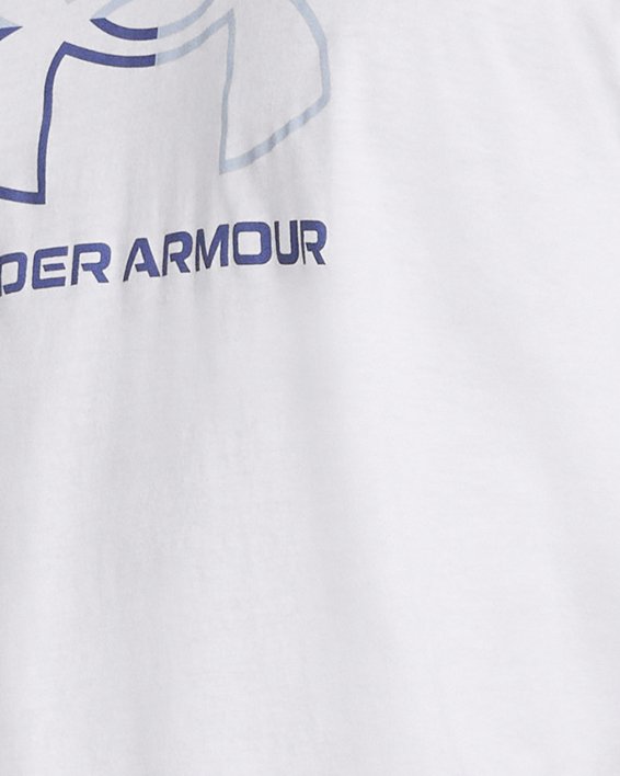 Camiseta de manga corta UA Foundation para hombre, White, pdpMainDesktop image number 0