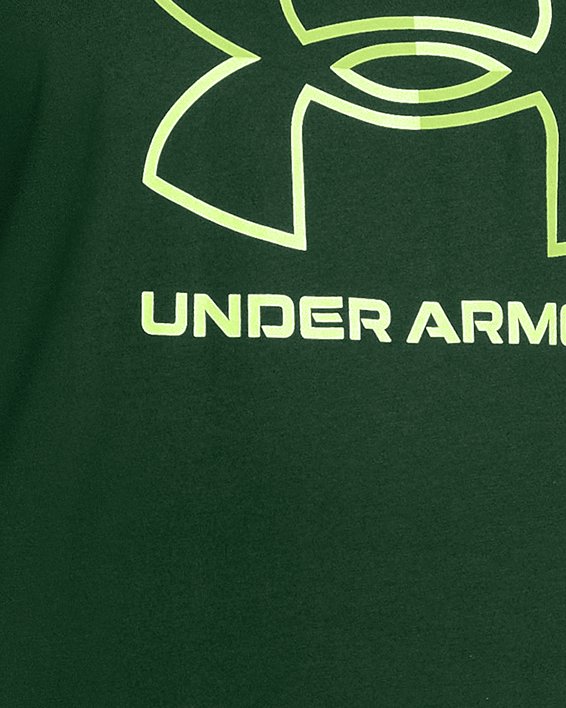 Men's UA Foundation Short Sleeve, Green, pdpMainDesktop image number 0