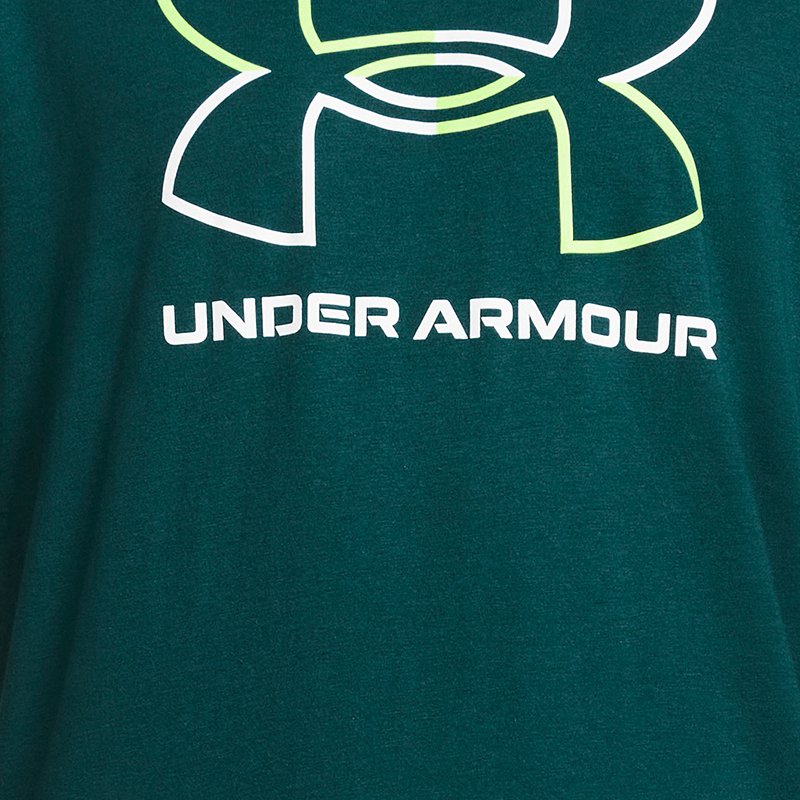 Men's Under Armour Foundation Short Sleeve Hydro Teal / White XXL