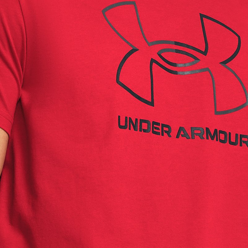 Haut à manches courtes Under Armour Foundation pour homme Rouge / Noir / Noir XL