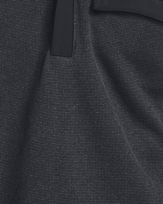 Herenshirt UA Storm SweaterFleece met korte rits, Black, pdpMainDesktop image number 0