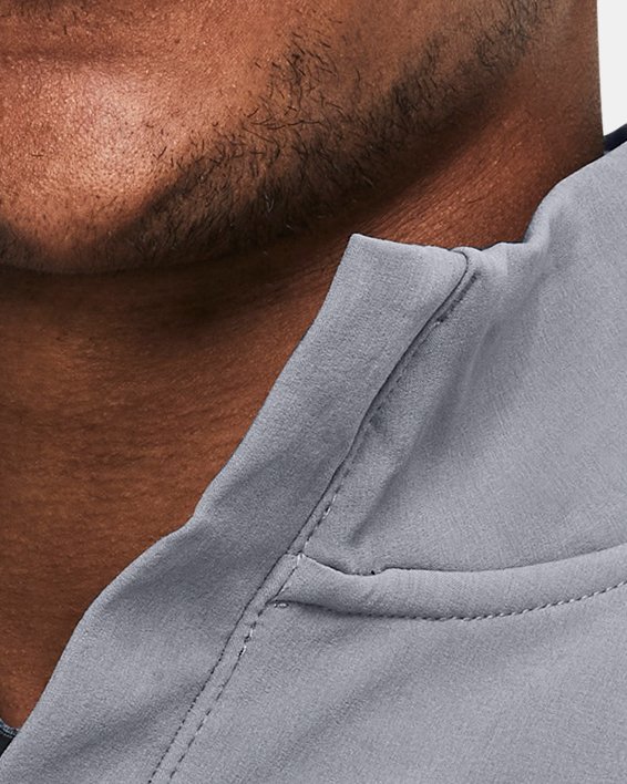 Men's UA Storm SweaterFleece ½ Zip in Gray image number 3