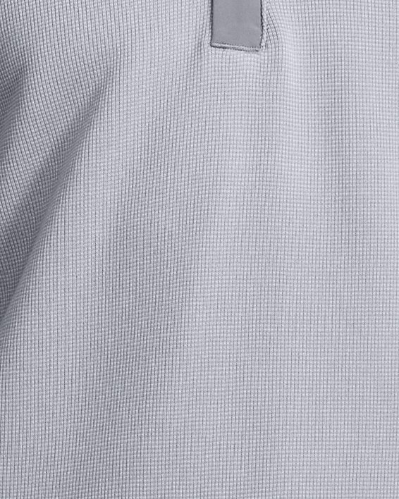 Herenshirt UA Storm SweaterFleece met korte rits, Gray, pdpMainDesktop image number 0