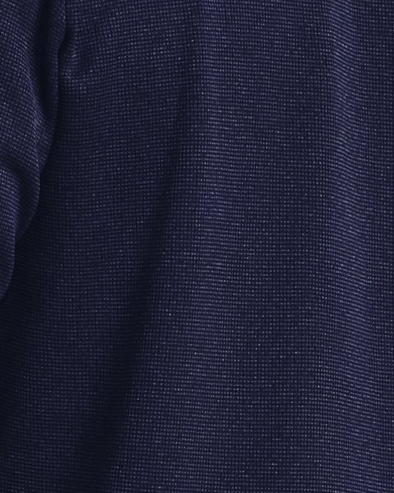 Herenshirt UA Storm SweaterFleece met korte rits, Blue, pdpMainDesktop image number 1