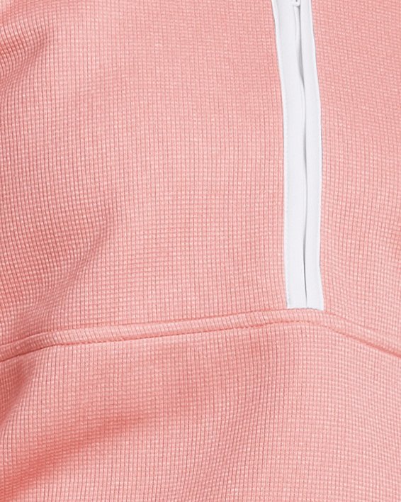 Damen UA Storm Fleece-Sweater mit ½ Zip, Pink, pdpMainDesktop image number 0