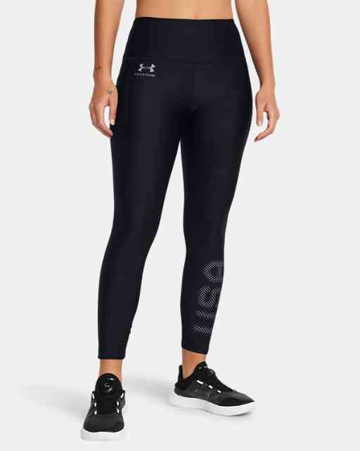 Womens All UA Gear - Compression Fit Leggings in Black