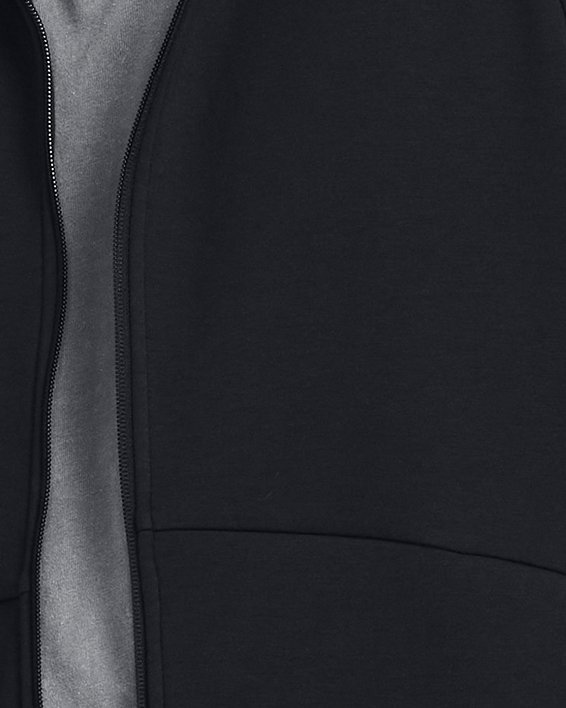 Men's UA Unstoppable Fleece Track Jacket, Black, pdpMainDesktop image number 0