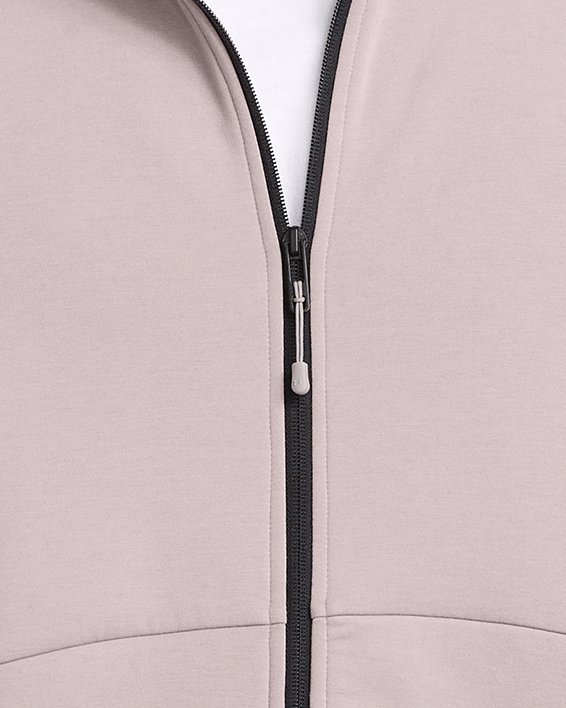 Men's UA Unstoppable Fleece Track Jacket, Gray, pdpMainDesktop image number 0