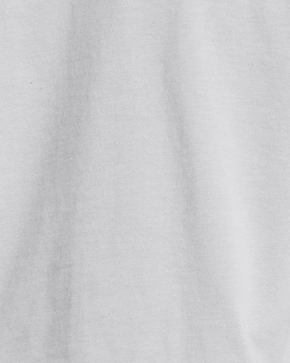 Women's UA Heavyweight Scripted Wordmark Crop Short Sleeve, Gray, pdpMainDesktop image number 1