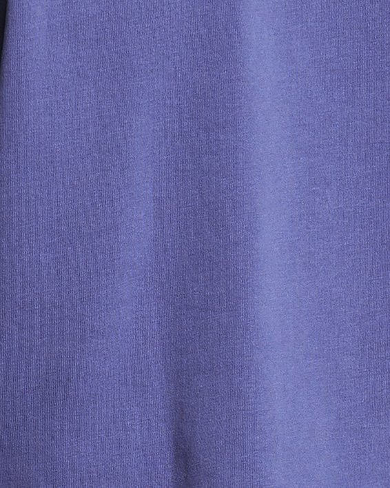 Women's UA Heavyweight Scripted Wordmark Crop Short Sleeve in Purple image number 1