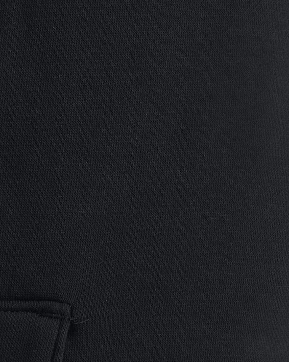 Men's UA Icon Fleece Cargo Shorts in Black image number 4