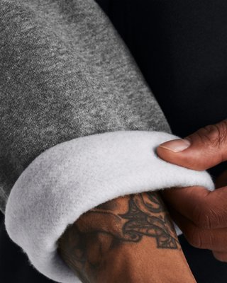 UA Icon Fleece Blocked, Black, pdpMainDesktop image number 2