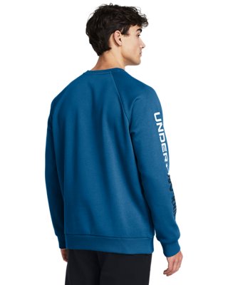 UA Rival Fleece Multiprint, Blue, pdpMainDesktop image number 1
