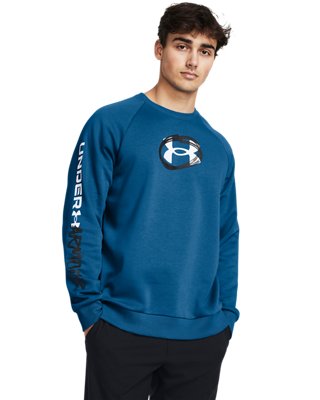 UA Rival Fleece Multiprint, Blue, pdpMainDesktop image number 0