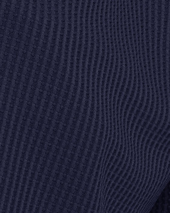 Pantalón corto con textura tipo gofre UA Rival para hombre, Blue, pdpMainDesktop image number 3