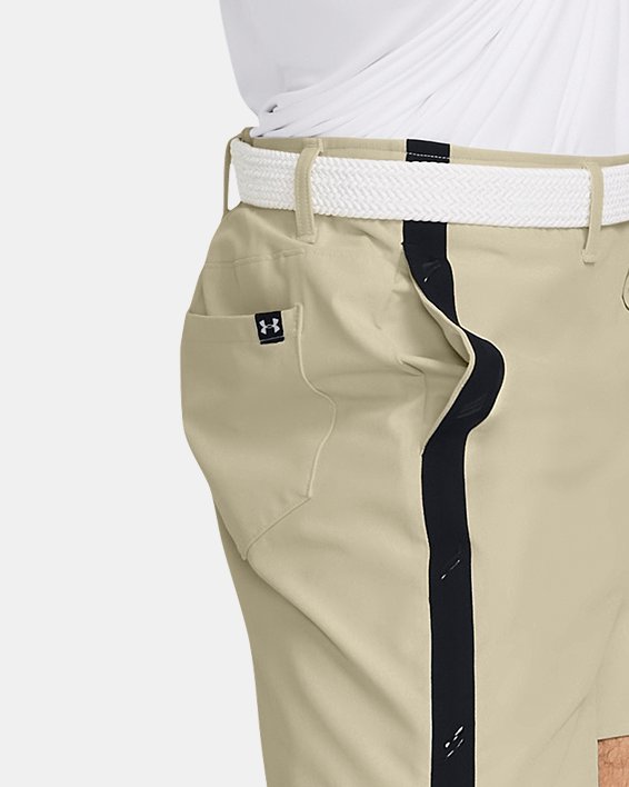 Men's UA Drive Deuces Shorts in Brown image number 2