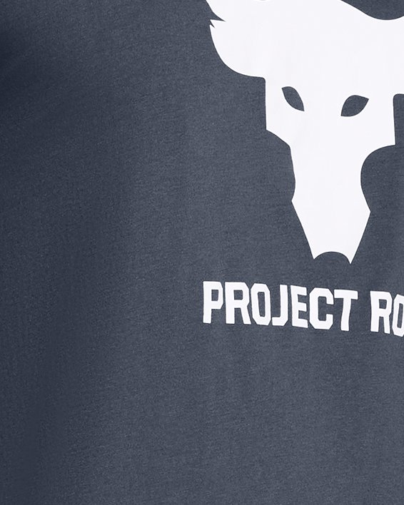 男士Project Rock Payoff Graphic短袖T恤 in Gray image number 0