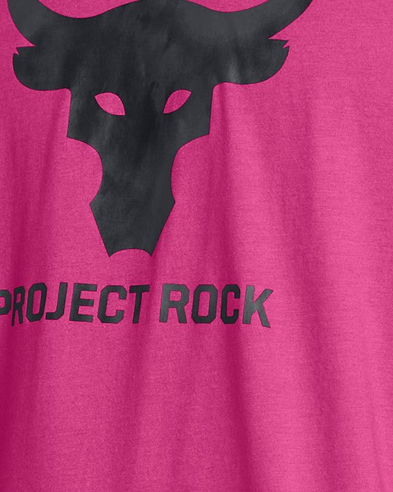 Men's Project Rock Payoff Graphic Short Sleeve in Pink image number 0