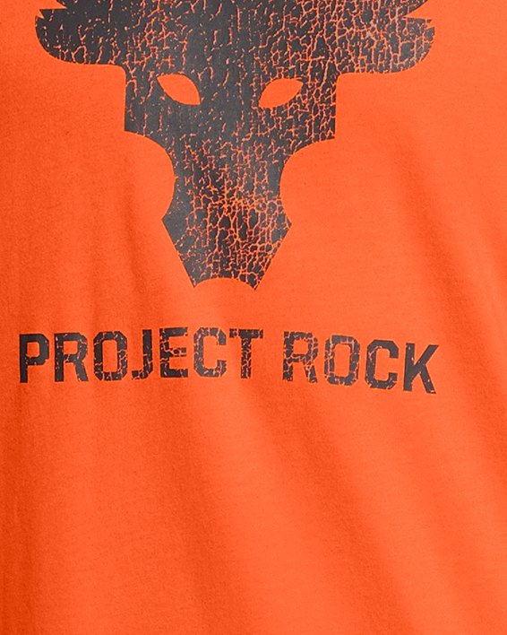 Men's Project Rock Payoff Graphic Short Sleeve, Orange, pdpMainDesktop image number 0