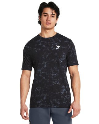 Playera de manga corta con estampado Project Rock Payoff para hombre, Black, pdpMainDesktop image number 0
