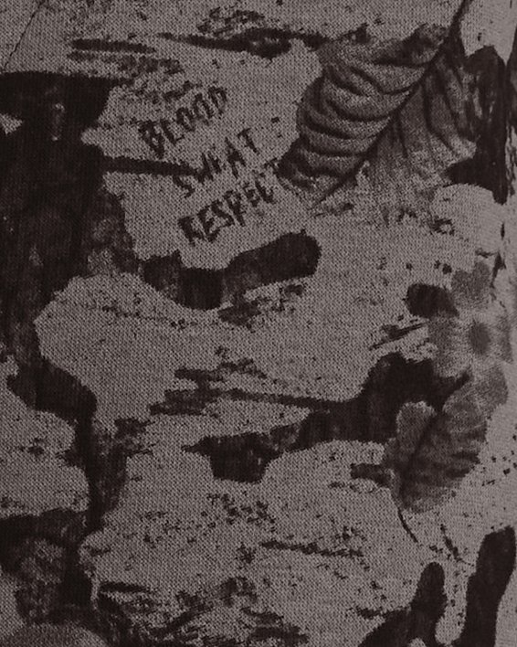 Spodenki męskie Project Rock Essential Fleece Printed, Brown, pdpMainDesktop image number 3