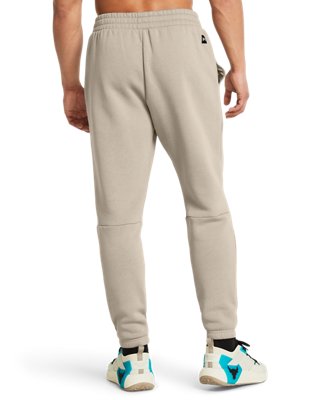 Pantal&oacute;n Jogger Project Rock Essential Fleece para hombre, Brown, pdpMainDesktop image number 1