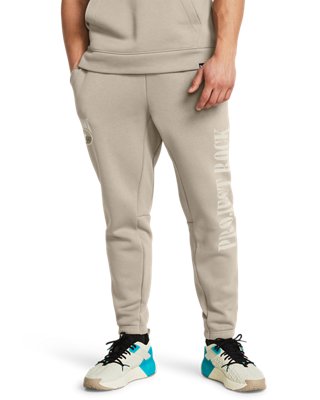 Pantal&oacute;n Jogger Project Rock Essential Fleece para hombre, Brown, pdpMainDesktop image number 0