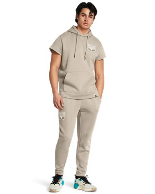 Pantal&oacute;n Jogger Project Rock Essential Fleece para hombre, Brown, pdpMainDesktop image number 2