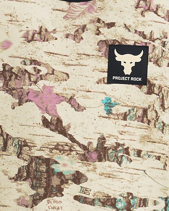 Camiseta de tirantes con estampado de camuflaje Project Rock para hombre, Brown, pdpMainDesktop image number 0