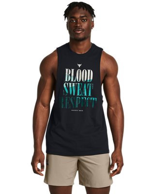 Playera sin mangas Project Rock BSR Payoff para hombre, Black, pdpMainDesktop image number 0