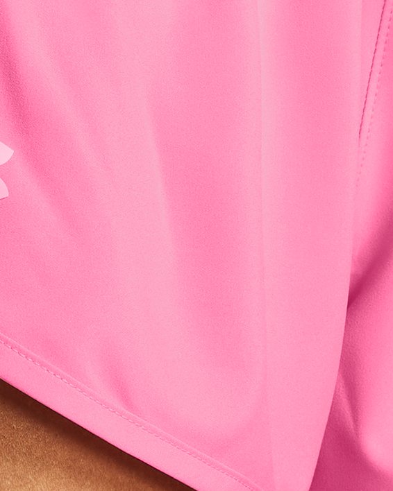 Women's UA Fly-By Elite 3" Shorts, Pink, pdpMainDesktop image number 4