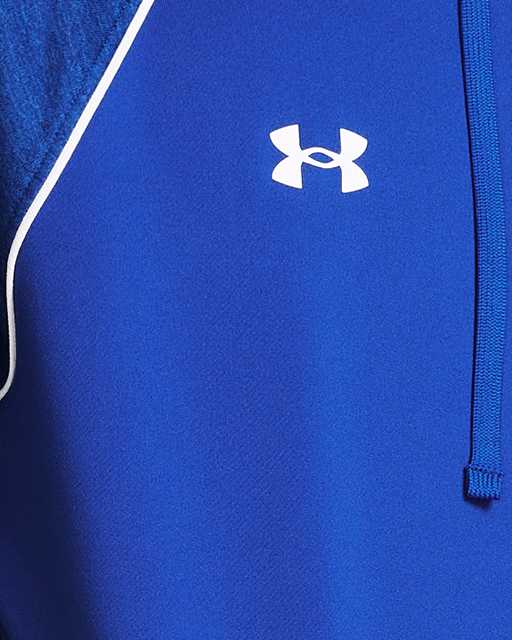 Under Armour Mens Command Short Sleeve Hoodie S Midnight Navy